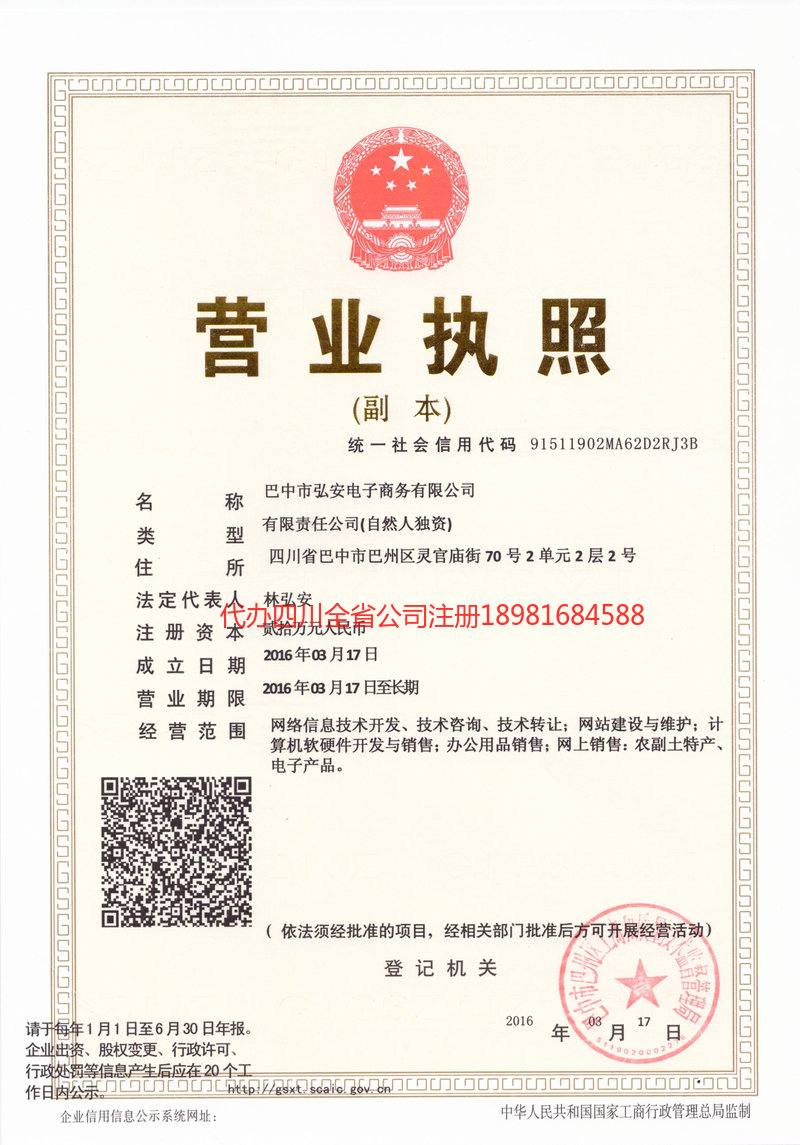 濮阳濮阳宏安电子商务有限公司
